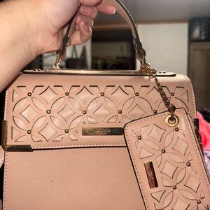 Blush Laser Cut Satchel by